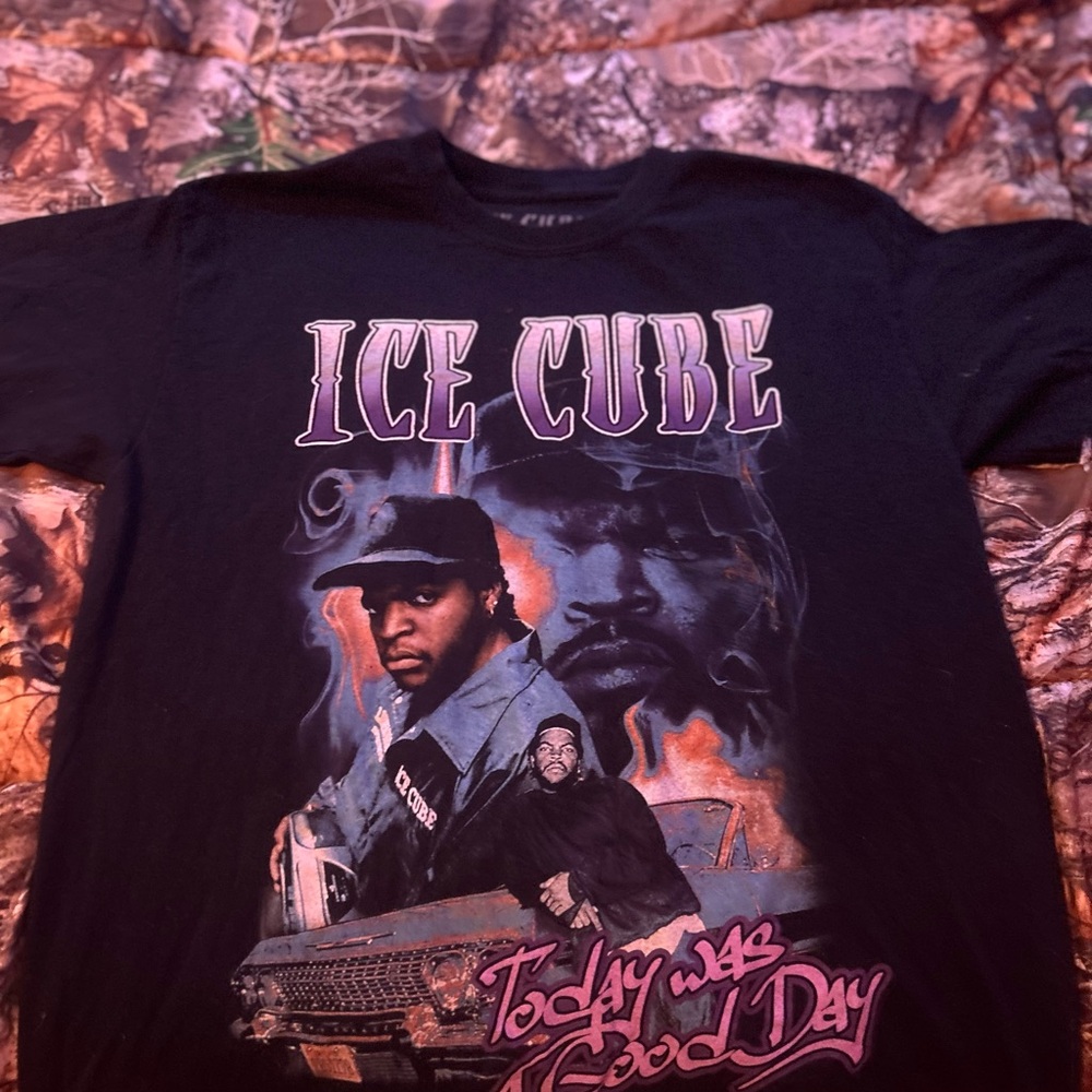 Ice Cube Graphic Black T-Shirt